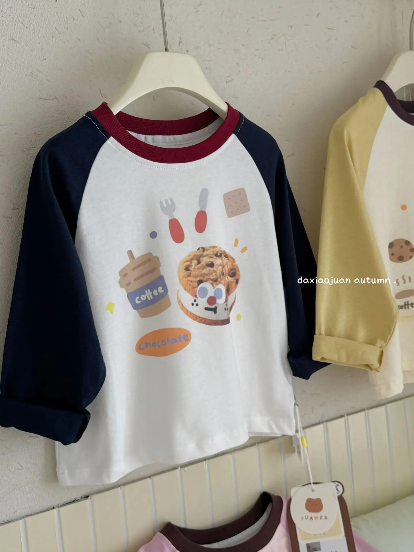 Girls Boys Cotton Long Sleeve T-Shirts Autumn Style