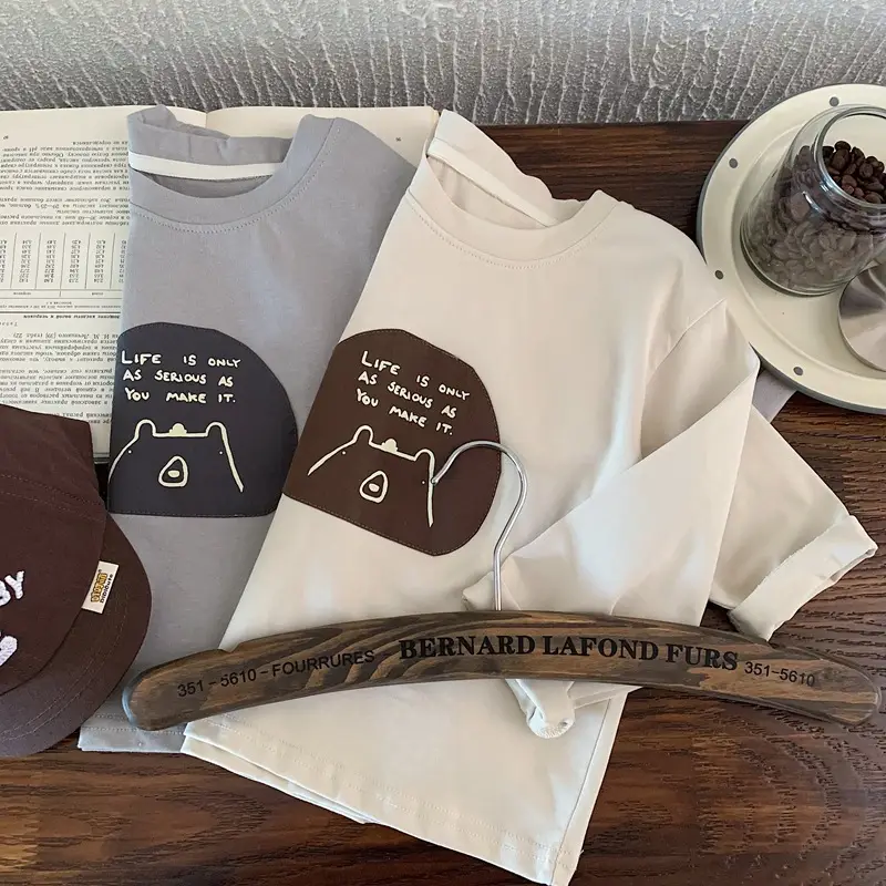 Boys Long Sleeve T-Shirt Cream Patches 2025 — feature 4