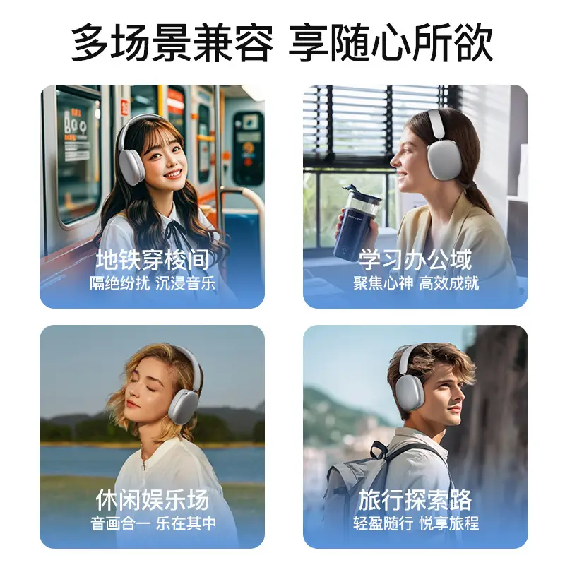 Cross-Border T9 Headphones Bluetooth Noise Reduction Wireless Sports - Image 7