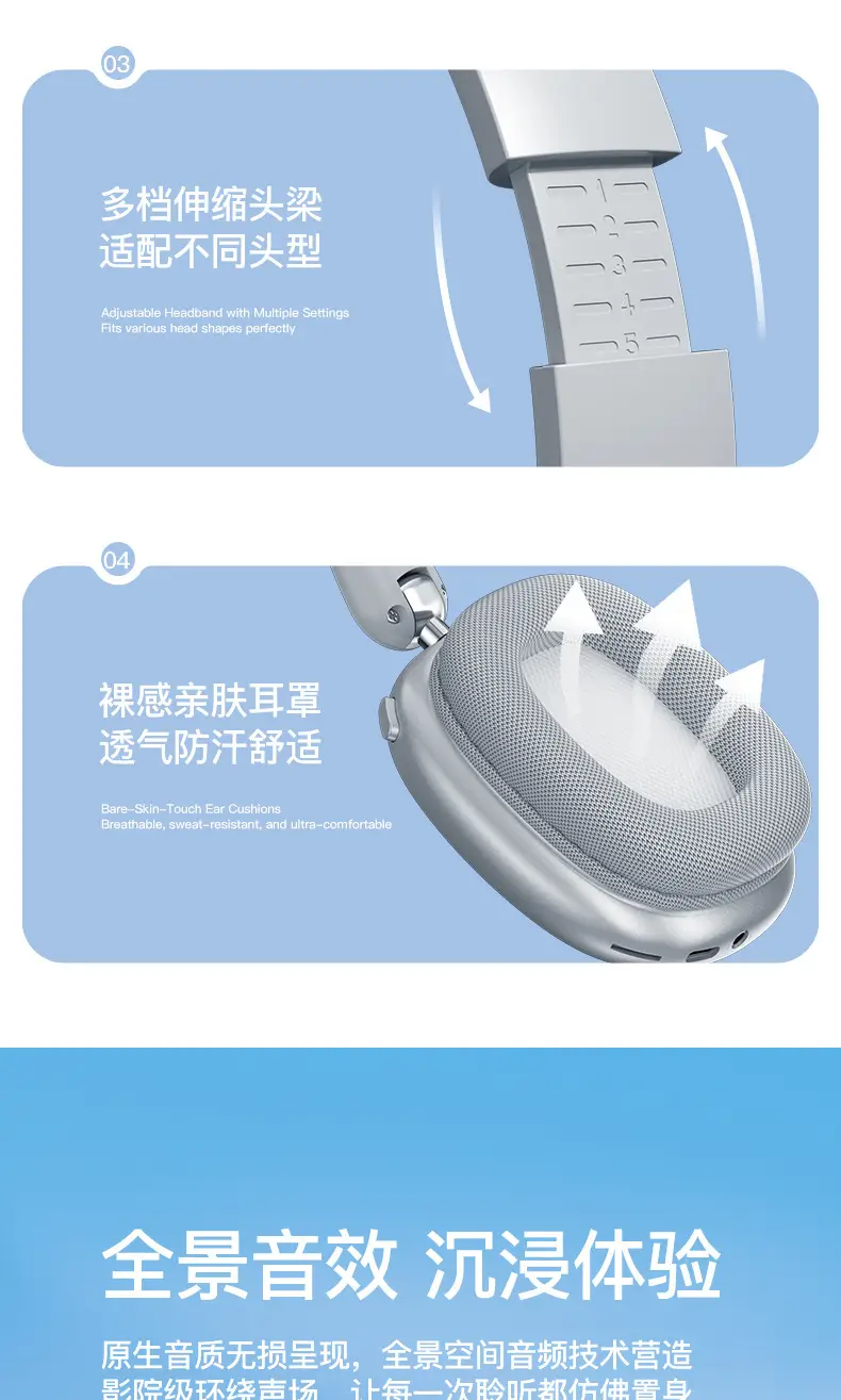 Cross-Border T9 Headphones Bluetooth Noise Reduction Wireless Sports β feature 14