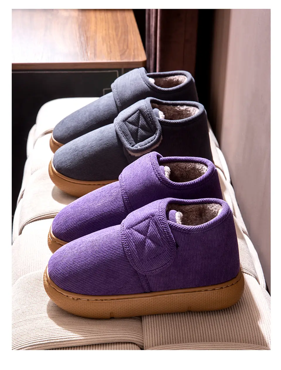 Winter Slippers with Thick Soles 2025 New Model for Men and Women, Indoor Home Non-Slip Thickened Warm Cotton Shoes for the Elderly, Suitable for Outdoor Wear — feature 15