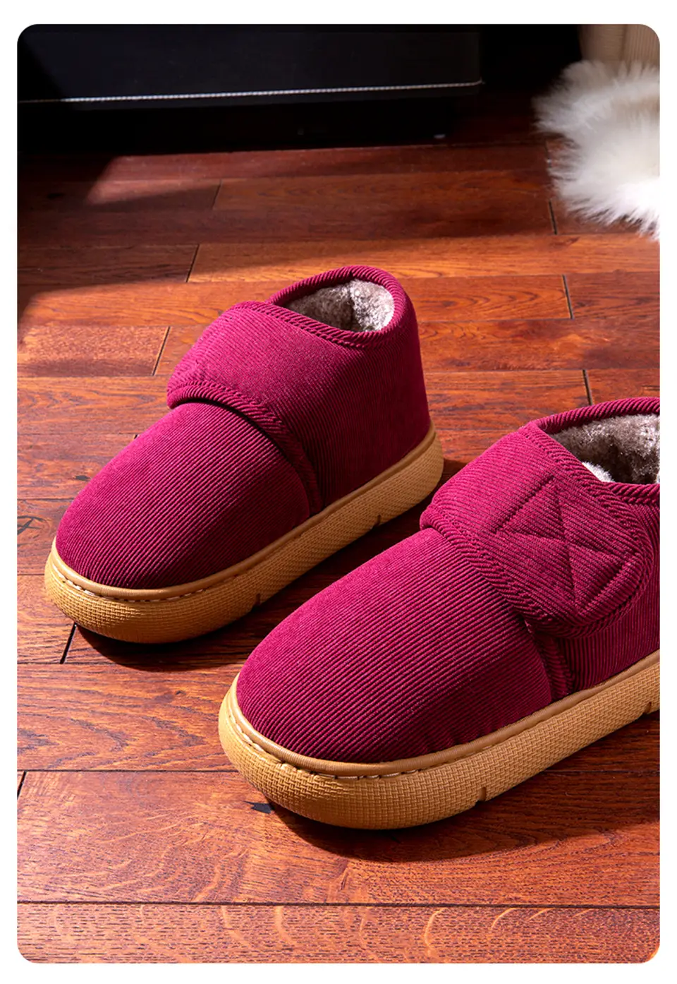 Winter Slippers with Thick Soles 2025 New Model for Men and Women, Indoor Home Non-Slip Thickened Warm Cotton Shoes for the Elderly, Suitable for Outdoor Wear — feature 5