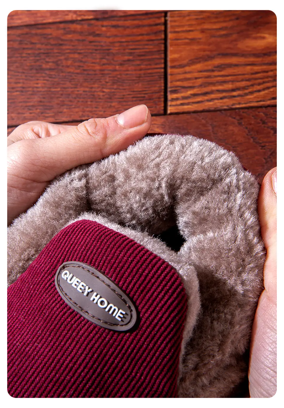 Winter Slippers with Thick Soles 2025 New Model for Men and Women, Indoor Home Non-Slip Thickened Warm Cotton Shoes for the Elderly, Suitable for Outdoor Wear — feature 6