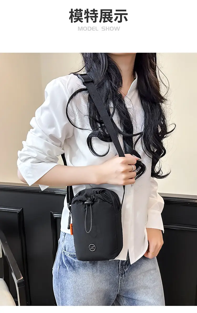 Light Gray Crossbody Bag for Women with Adjustable Strap — feature 12