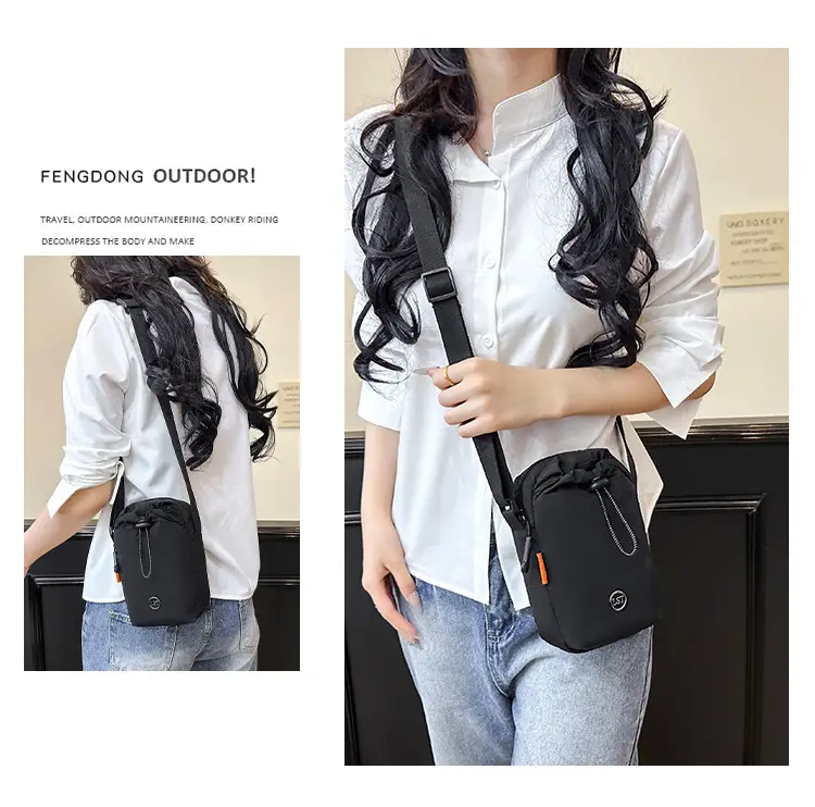Light Gray Crossbody Bag for Women with Adjustable Strap — feature 13