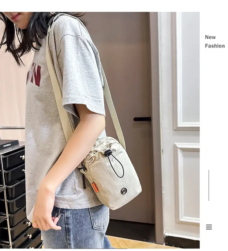 Light Gray Crossbody Bag for Women with Adjustable Strap — feature 23