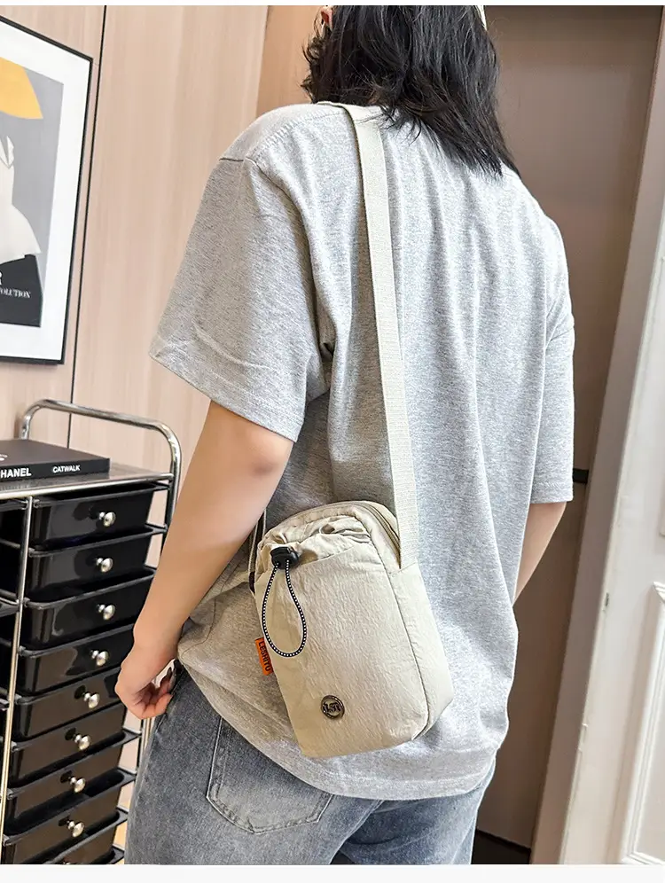 Light Gray Crossbody Bag for Women with Adjustable Strap — feature 24