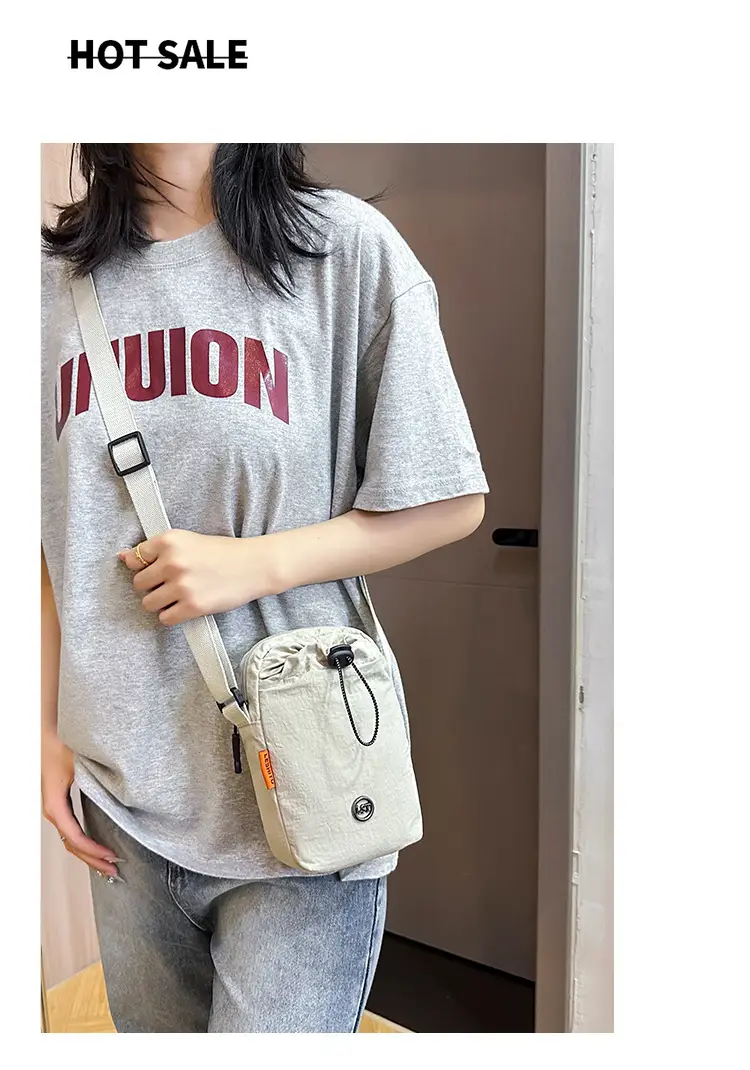 Light Gray Crossbody Bag for Women with Adjustable Strap — feature 26