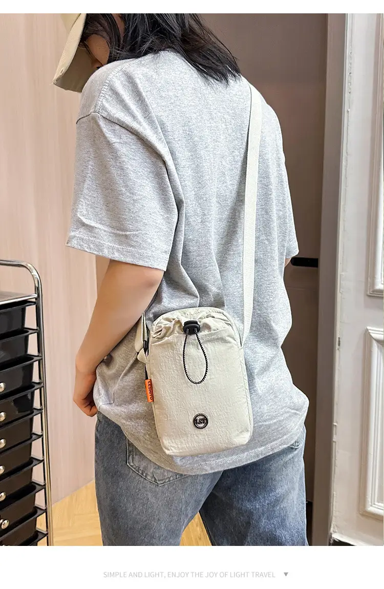 Light Gray Crossbody Bag for Women with Adjustable Strap — feature 27