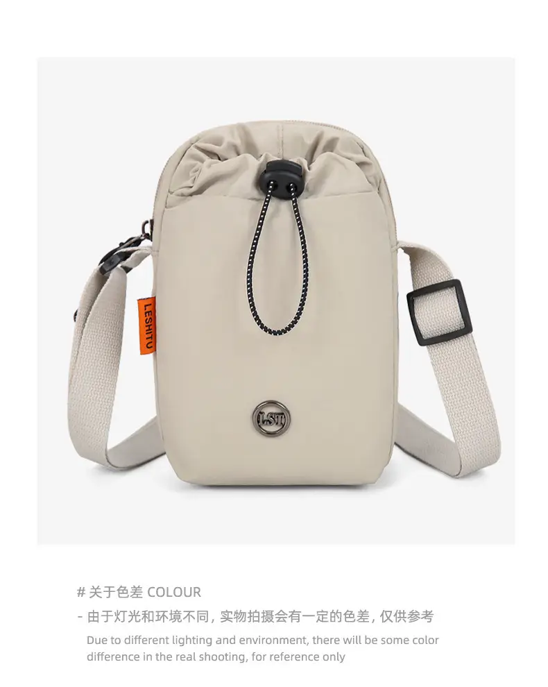 Light Gray Crossbody Bag for Women with Adjustable Strap — feature 30