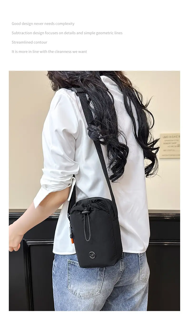 Light Gray Crossbody Bag for Women with Adjustable Strap — feature 8