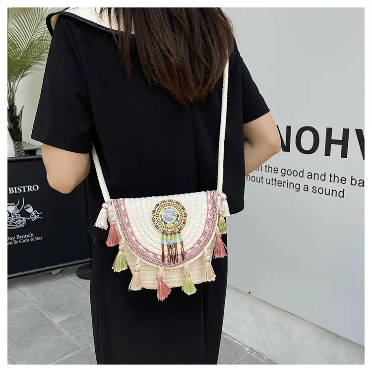 2025 New Summer Ethnic Tassel Crossbody Bag — feature 12