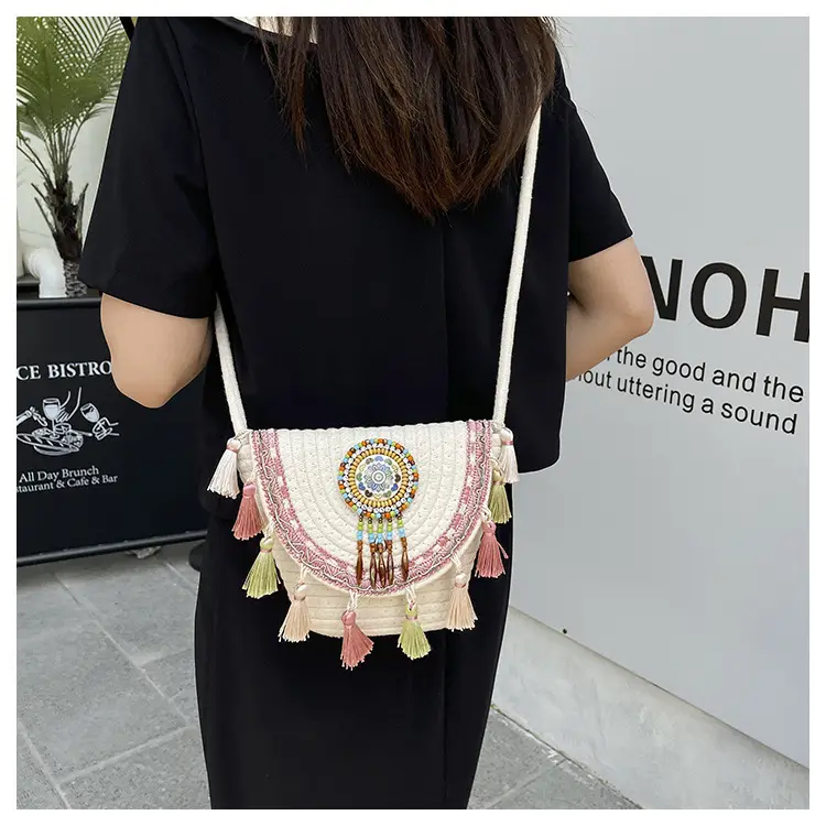 2025 New Summer Ethnic Tassel Crossbody Bag — feature 13