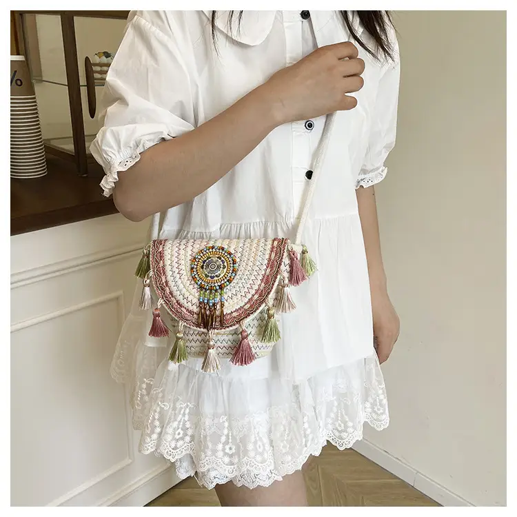 2025 New Summer Ethnic Tassel Crossbody Bag — feature 15