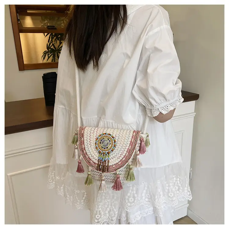 2025 New Summer Ethnic Tassel Crossbody Bag — feature 17