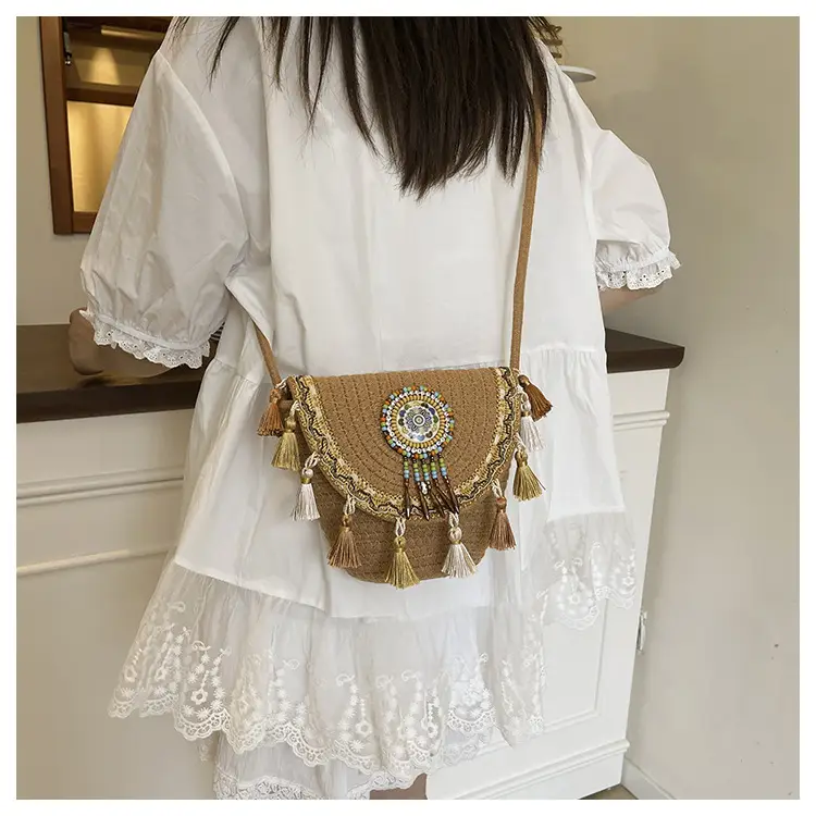 2025 New Summer Ethnic Tassel Crossbody Bag — feature 20