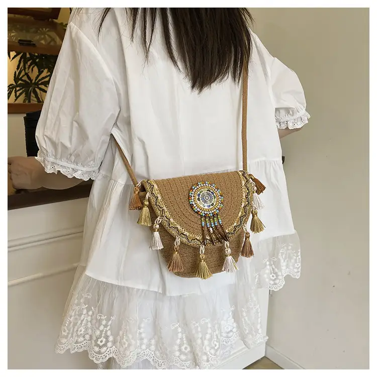 2025 New Summer Ethnic Tassel Crossbody Bag — feature 21