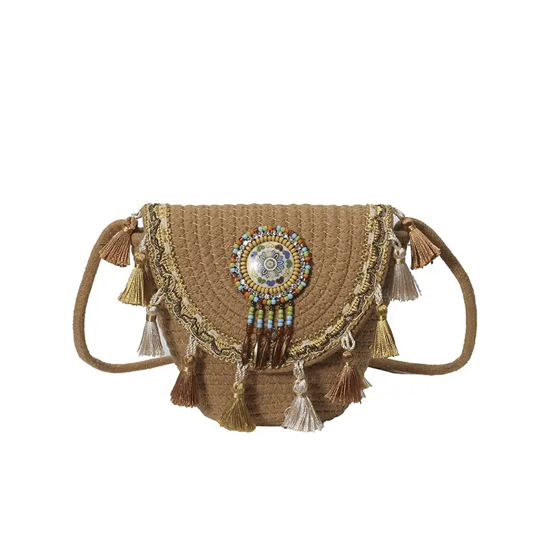 2025 New Summer Ethnic Tassel Crossbody Bag - Image 2