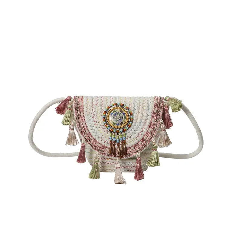 2025 New Summer Ethnic Tassel Crossbody Bag - Image 4