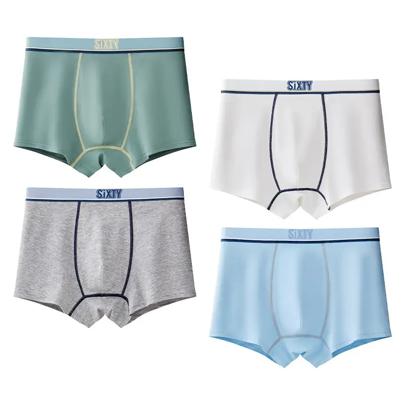 Teenage Boys' Pure Cotton Underwear, Class A, for Development Period 15-18 Years, Boys' Children's Boxer Briefs