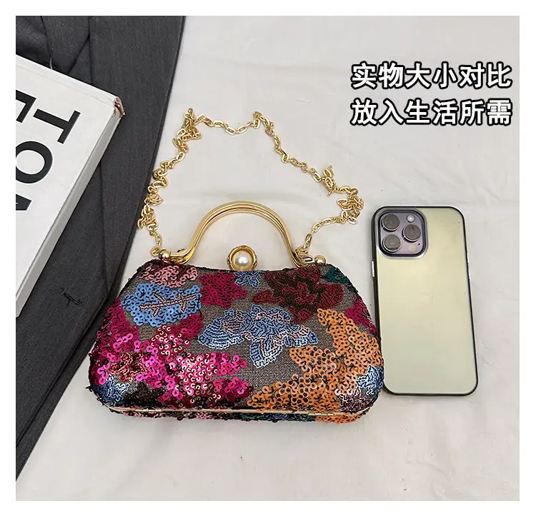 High-End Sequin Chain Bag for Women 2025 — feature 8