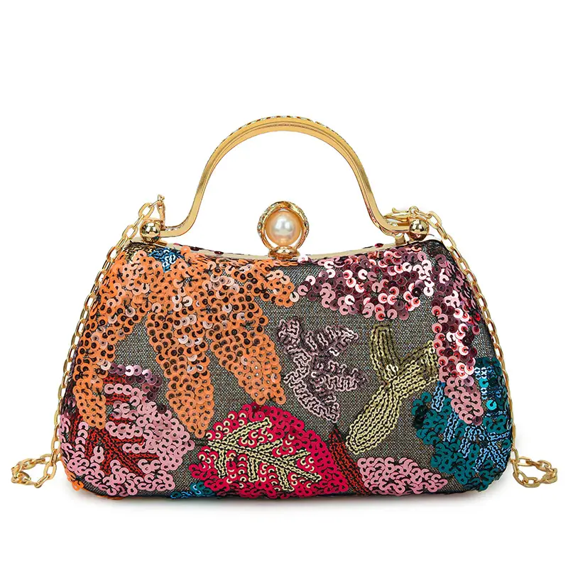 High-End Sequin Chain Bag for Women 2025