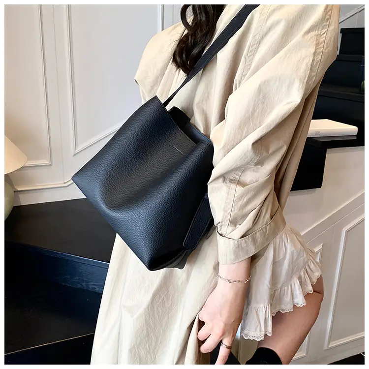Korean Style Cream Bucket Bag 2025 New Arrival — feature 20