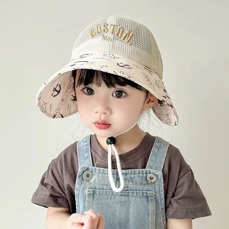 Children's Fisherman Hat with Mesh Cap & Sunshade — feature 1