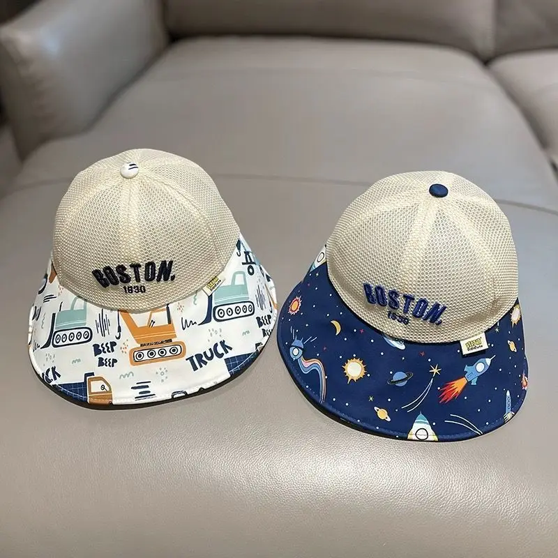 Children's Fisherman Hat with Mesh Cap & Sunshade — feature 4