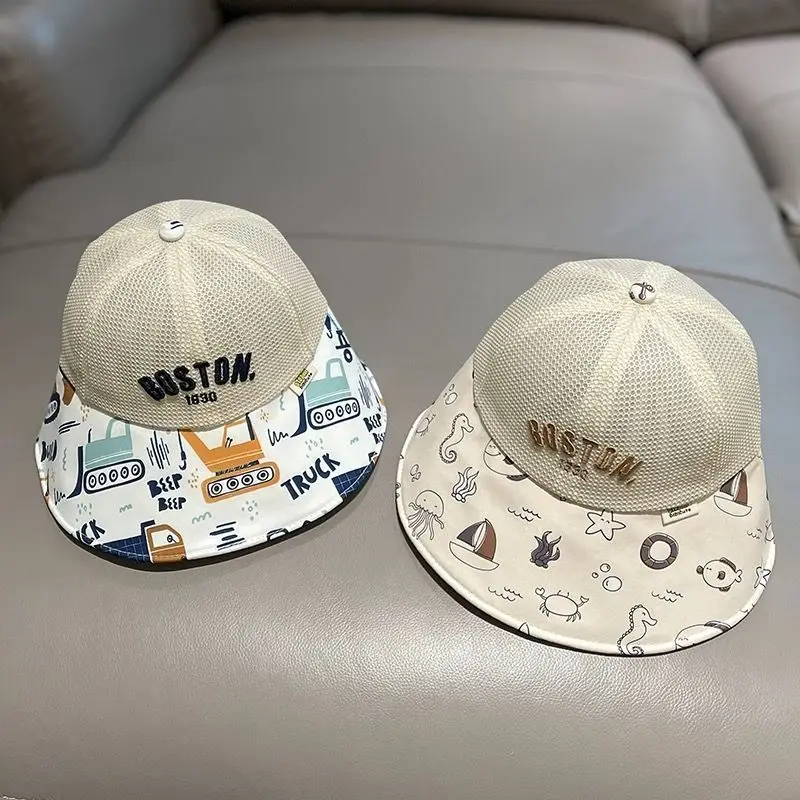 Children's Fisherman Hat with Mesh Cap & Sunshade — feature 8