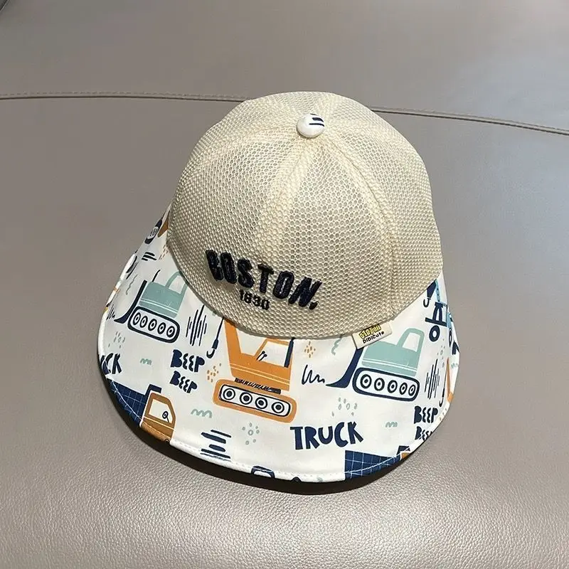Children's Fisherman Hat with Mesh Cap & Sunshade