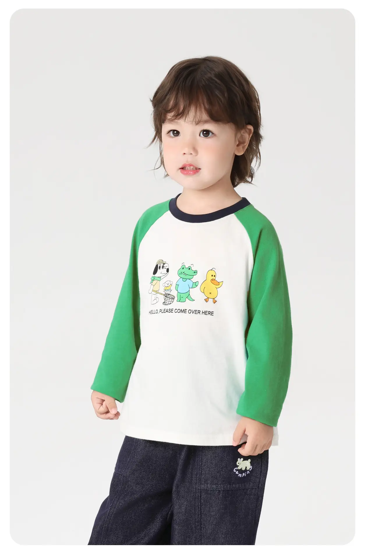 Right European Boys Cotton T-Shirt Spring 7A Grade — feature 14
