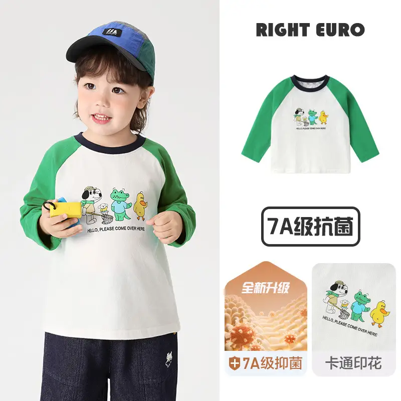 Right European Boys Cotton T-Shirt Spring 7A Grade - Image 2