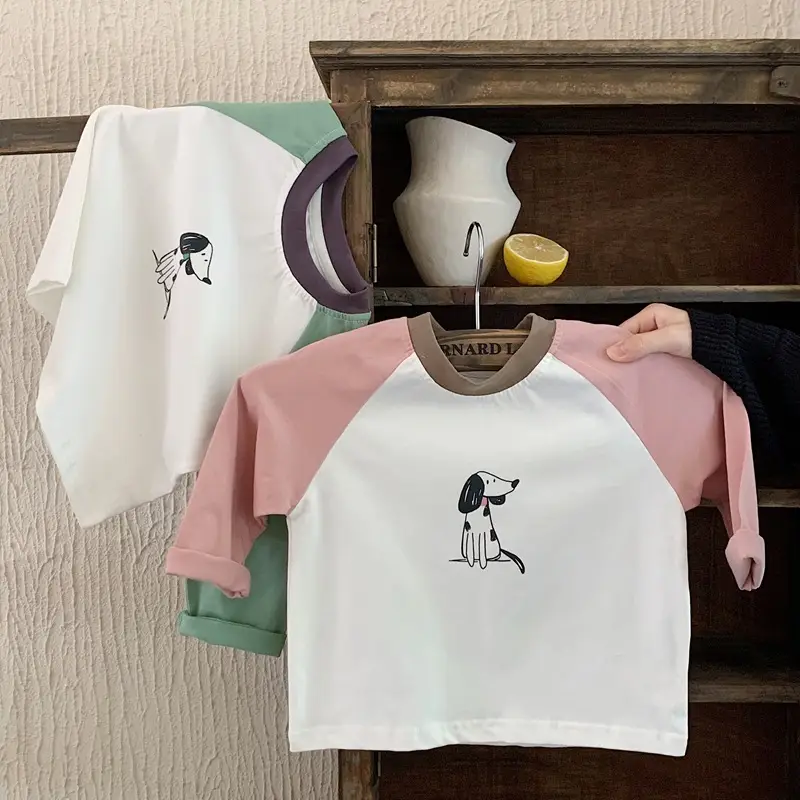 Children's Long Sleeve T-Shirt Cartoon Print 2025 Spring Fall — feature 10