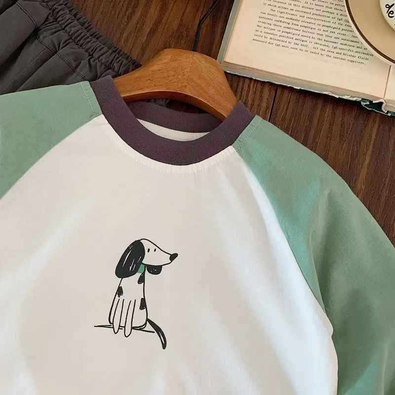 Children's Long Sleeve T-Shirt Cartoon Print 2025 Spring Fall — feature 5
