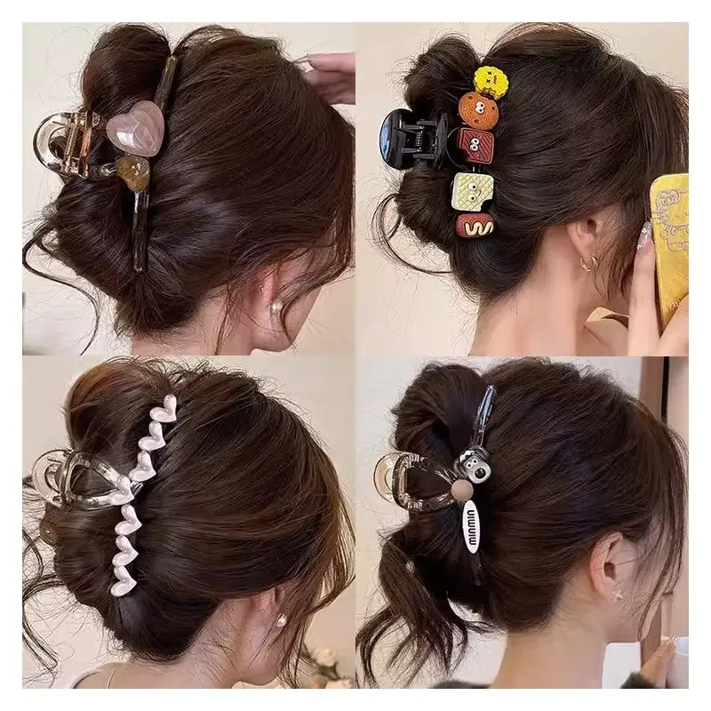 Heart Design Hair Clip for Women Extra Large Volume - Image 101