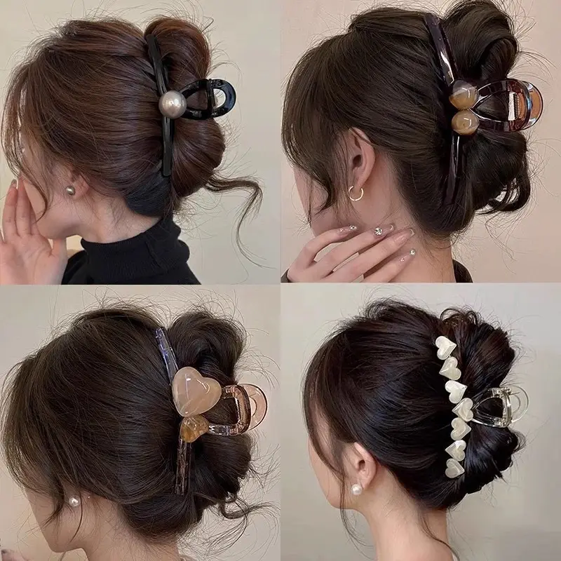 Heart Design Hair Clip for Women Extra Large Volume - Image 102