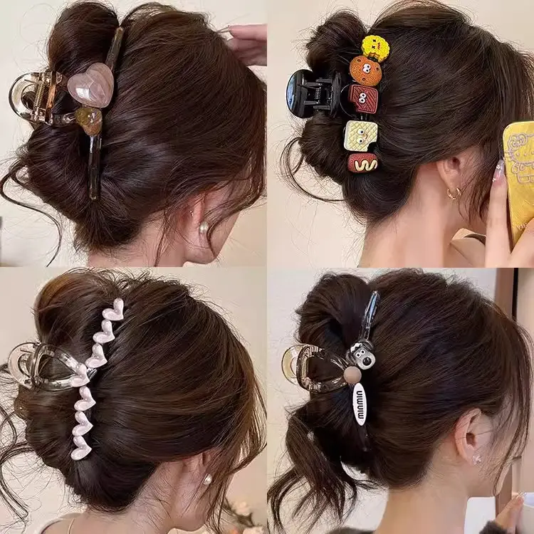 Heart Design Hair Clip for Women Extra Large Volume — feature 1