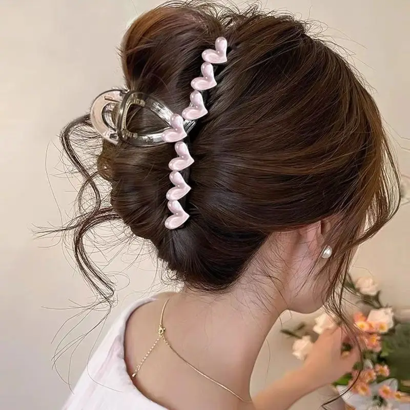 Heart Design Hair Clip for Women Extra Large Volume - Image 26
