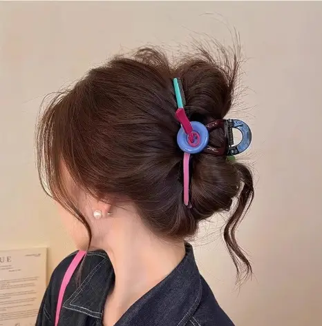 Heart Design Hair Clip for Women Extra Large Volume - Image 33