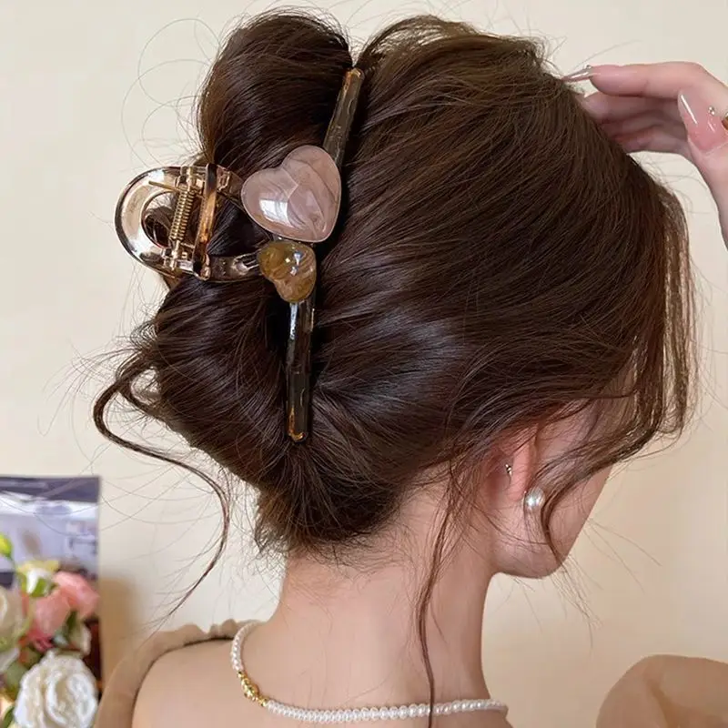 Heart Design Hair Clip for Women Extra Large Volume - Image 5