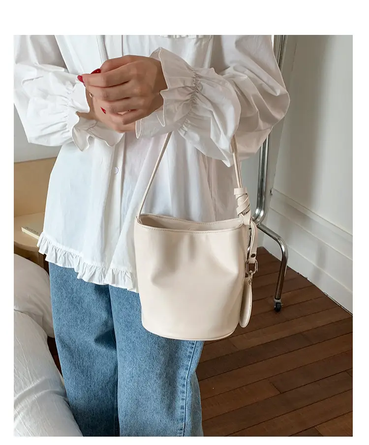 Retro Bucket Bag Women Brown 2025 New — feature 20