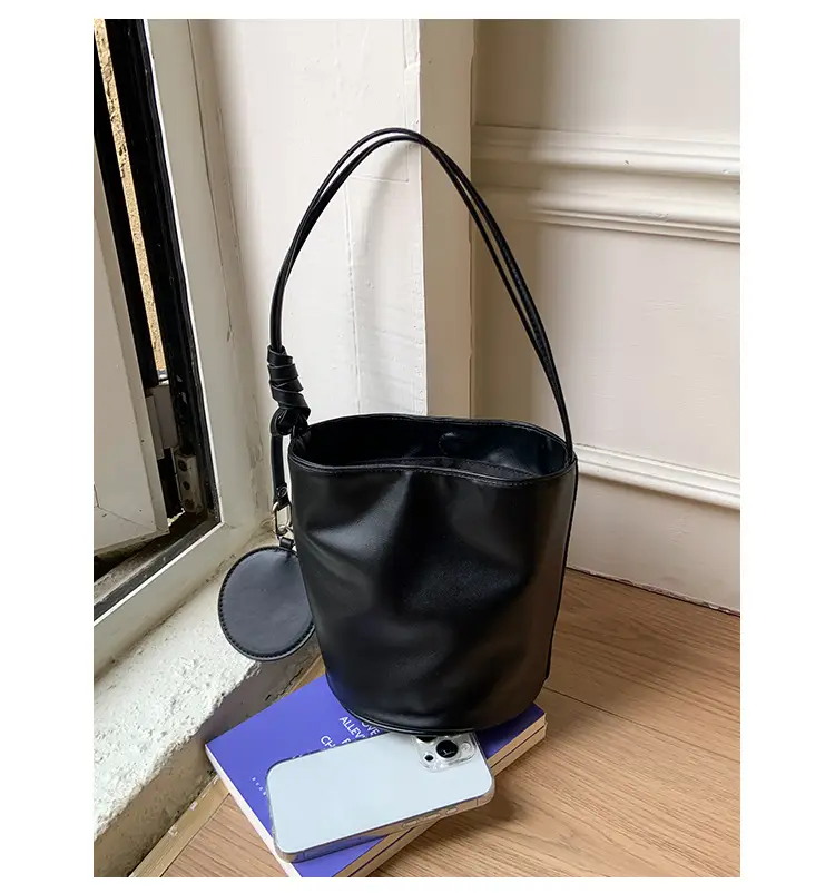 Retro Bucket Bag Women Brown 2025 New — feature 41