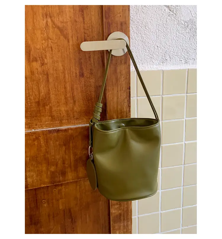 Retro Bucket Bag Women Brown 2025 New — feature 42