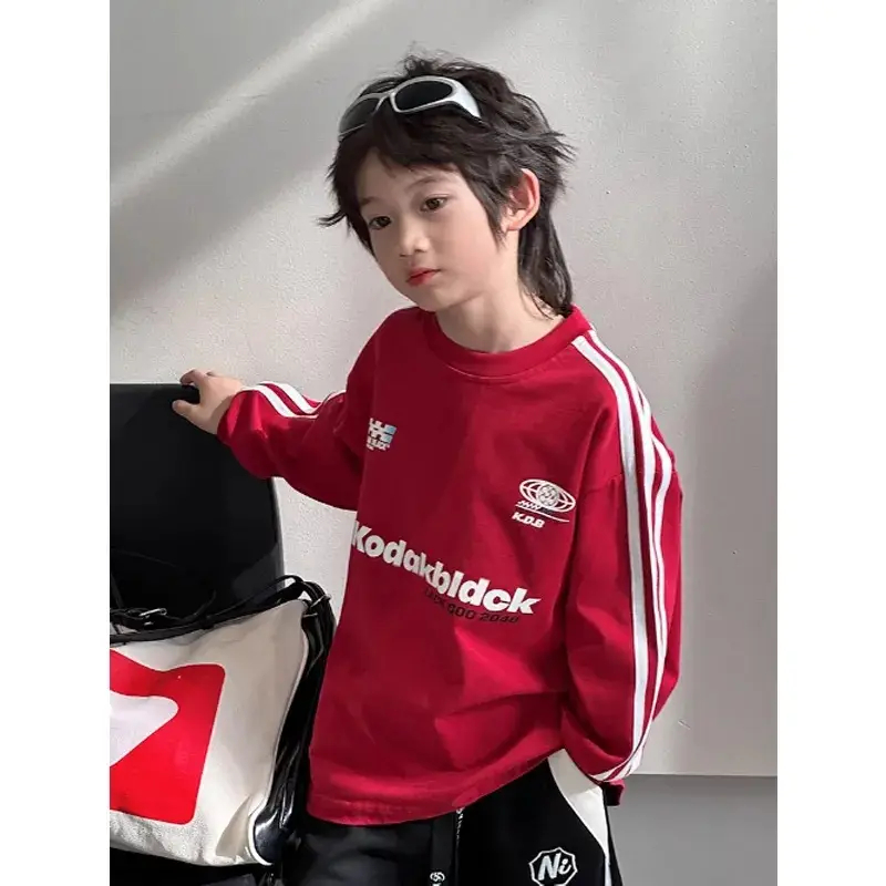 2025 Boys Red Kodak Sweatshirt Medium Large — feature 1