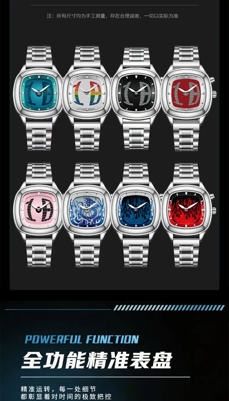 Popular Retro Millennium Non-Mechanical Dual Display Men's Watch, Niche Instagram Style, Export Hot-Selling Quartz Wristwatch — feature 10