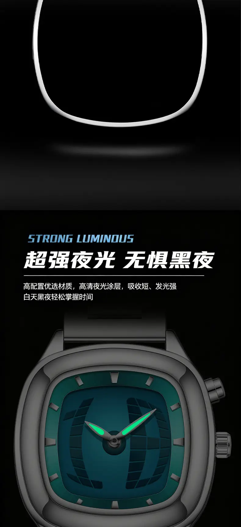 Popular Retro Millennium Non-Mechanical Dual Display Men's Watch, Niche Instagram Style, Export Hot-Selling Quartz Wristwatch — feature 13