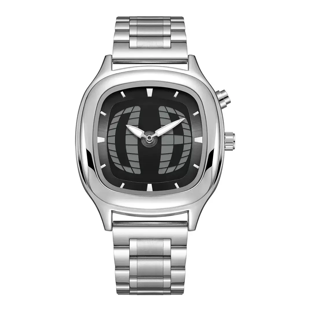 Popular Retro Millennium Non-Mechanical Dual Display Men's Watch, Niche Instagram Style, Export Hot-Selling Quartz Wristwatch
