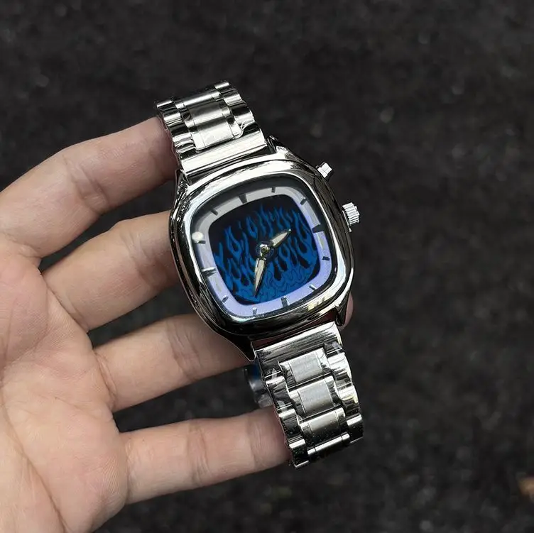 Popular Retro Millennium Non-Mechanical Dual Display Men's Watch, Niche Instagram Style, Export Hot-Selling Quartz Wristwatch