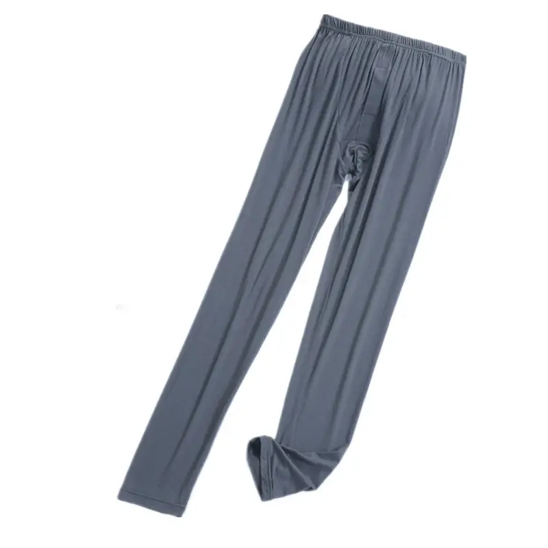 Thin Modal Thermal Pants for Men, High-Waisted, Tight-Fitting, Cotton-Lined, Warm Pants, Sleep Pants, Large Size Thermal Pants in Stock - Image 6